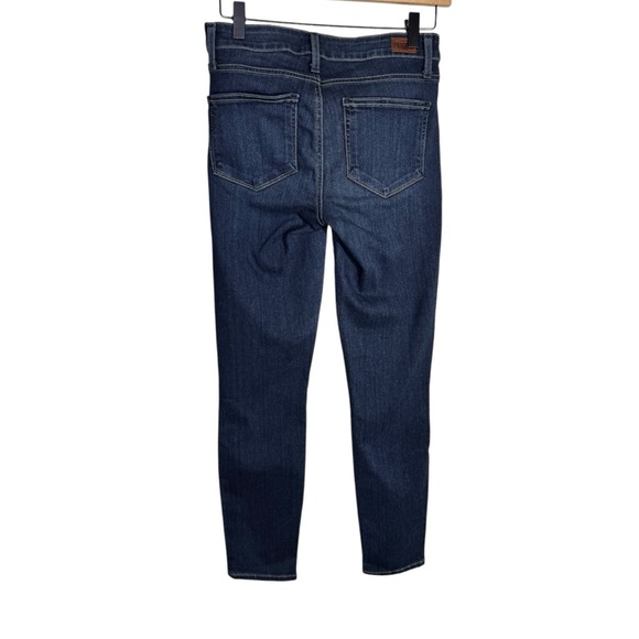 Paige Verdugo Ankle Skinny Jeans Nottingham Size 27 Dark Wash - Picture 4 of 14